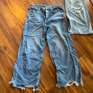 Are dreamy wide leg straight jeans